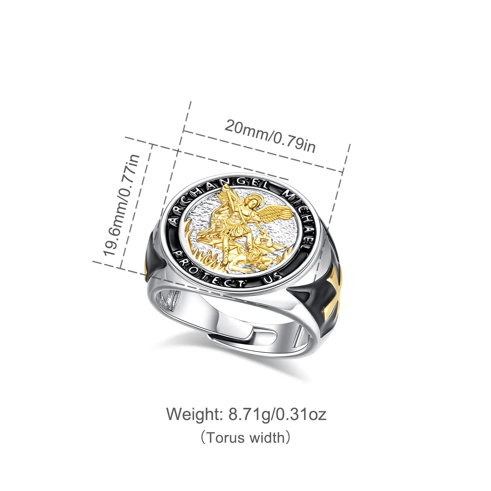 Style 5 / Two Tone - Archangel Michael