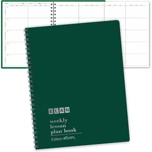 6 Period Wide Teacher Lesson Plan; Days Vertically Down The Side (6WPL)