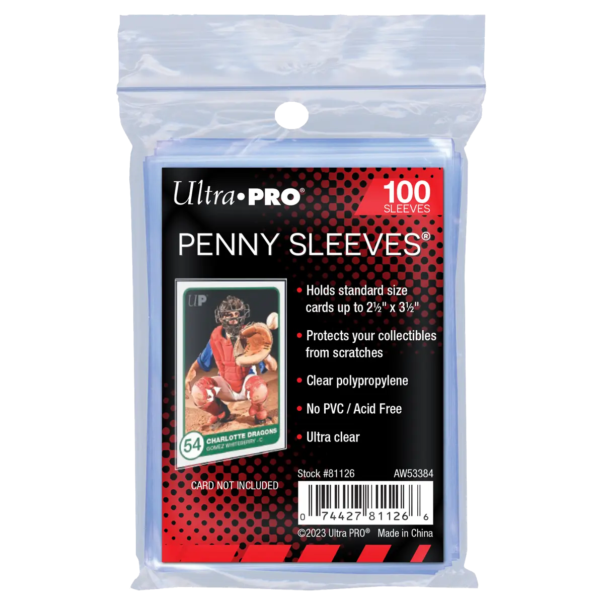 Ultra Pro Penny Sleeves - Soft Card Sleeves (100ct)