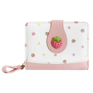Cute Lemon Wallet Card Holder Small Wallet Zipper Coin Pocket Wallet for Women Girls CreacionesLaura.DR