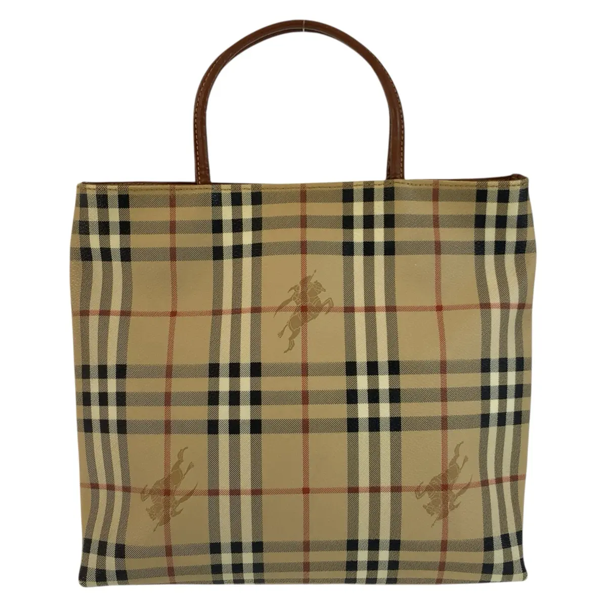 Pre-owned BURBERRY Plastic Tote Bags Burberrys PVC Handbag