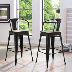 Modway Promenade Bar Stool in Black