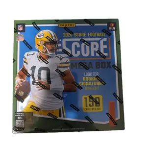Panini 2025 Score Football Mega Box CASE HIT LIVE 150 Trading Cards 15 Cards Per Pack 10 Packs Per Box Ultra Rare Inserts Officially Licensed Product