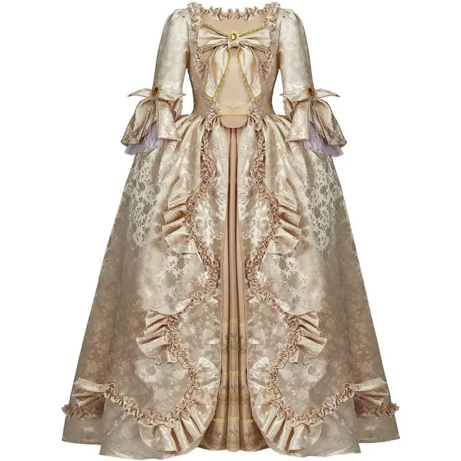 Court Rococo Baroque Marie Antoinette Ball Dresses 18th Century Victorian Dress Ball Gowns Royal Women Costume