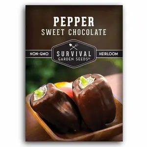 Sweet Chocolate Pepper Seeds - Brown Bell Pepper
