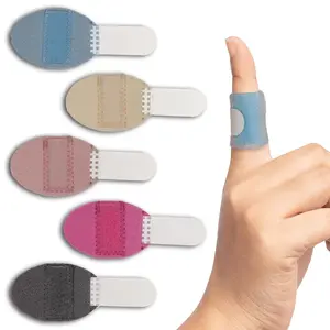 Velvetods Basics 5 Pcs Trigger Finger Splints: 5 Single Straps Finger Splint Support Brace Kit, Finger Straightener For Broken/Straightening/Aarthritis, Fits For Thumb/Middle/Ring/Index/Pinky Finger Healthcare Tool