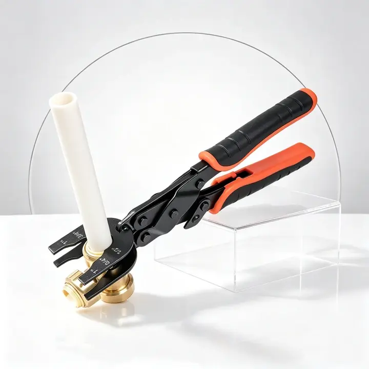 Multi-Sized Push-Fit Disconnect Tong Plumbing Tool for 1/2-in, 3/4-in, 1-in Fittings, Quick-Easy Push-to-Connect Pipe Removal, Durable Ergonomic Home Repair Tool for DIY Repair
