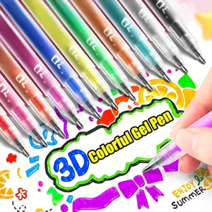 DIY Doodle Pen Set, 12 Color 3D Graffiti Art Pen, Color Art Brush, Quick Drying Point Paint Pencil, Perfect Lover Gift, Suitable for 14+Festivals, Parties, Birthday Gifts