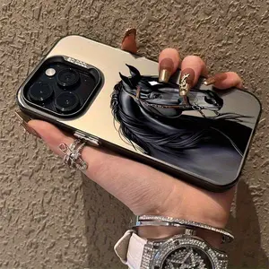 Case With Horse Motif, For IPhone 17 16 15 14 13 12 11 PRO MAX PLUS AIR And IPhone 16E AIR XR XS MAX 7 8 Plus Series Phone Case.