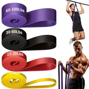 Resistance Band Set, 4 Counts/set Pull Up Band, Workout Band, Resistance Bands Set for Legs, Working Out, Muscle Training