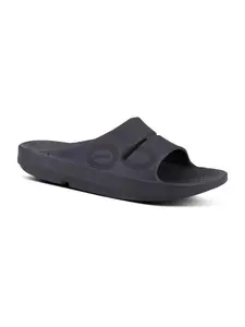 Oofos Sport Ooahh Slide Unisex Sandals - Matrix Black
