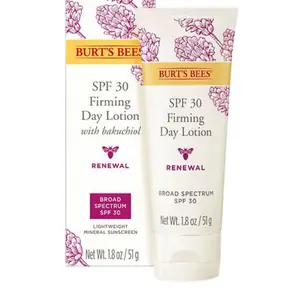 Burt’s Bees Firming Day Lotion with Broad Spectrum SPF30 :Moisturizers Skincare Skin Repair Nourishing Uv