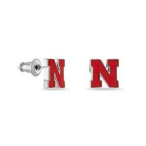 Nebraska Block N Studs