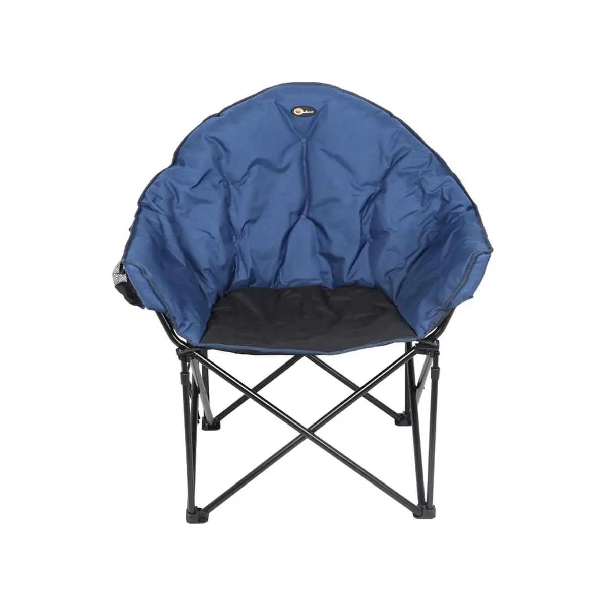 49575H Durable Patterns Strong Big Dog Bucket Chair, Blue & Black