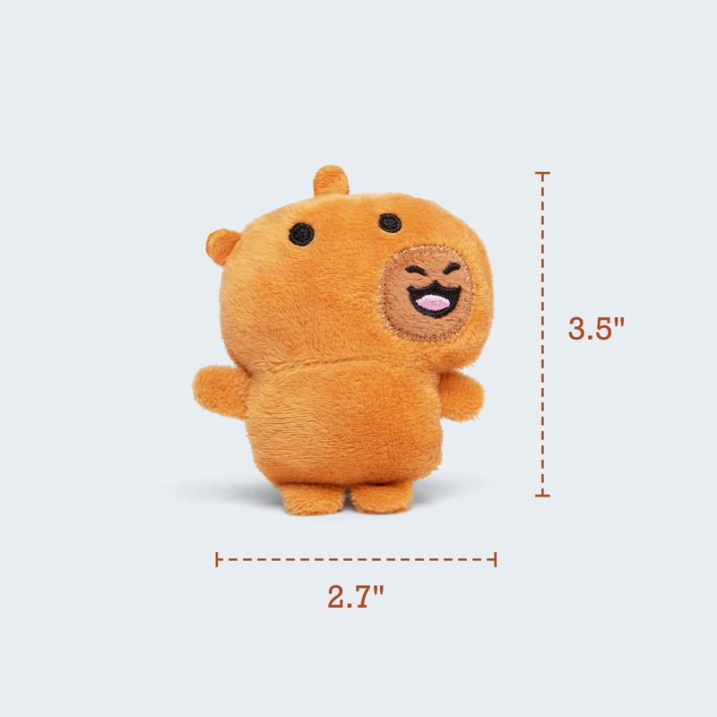 Emotional Support Capybaras by Relatable – Cute Valentines Plush, Valentine Gift for Her or Friends, Includes 5 Capybara Plushies with Basket