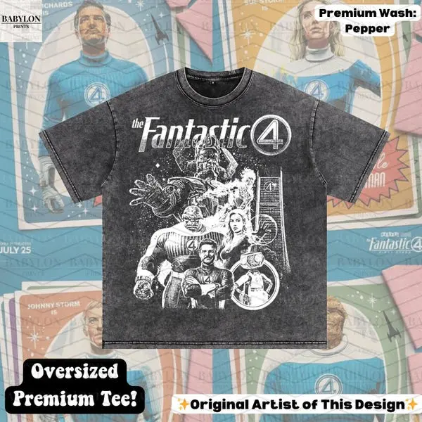Fantastic Four T Shirt Fantastic Four First Steps Shirt Shirt Fantastic 4 Galactus Silver Surfer Comic Reed Richards