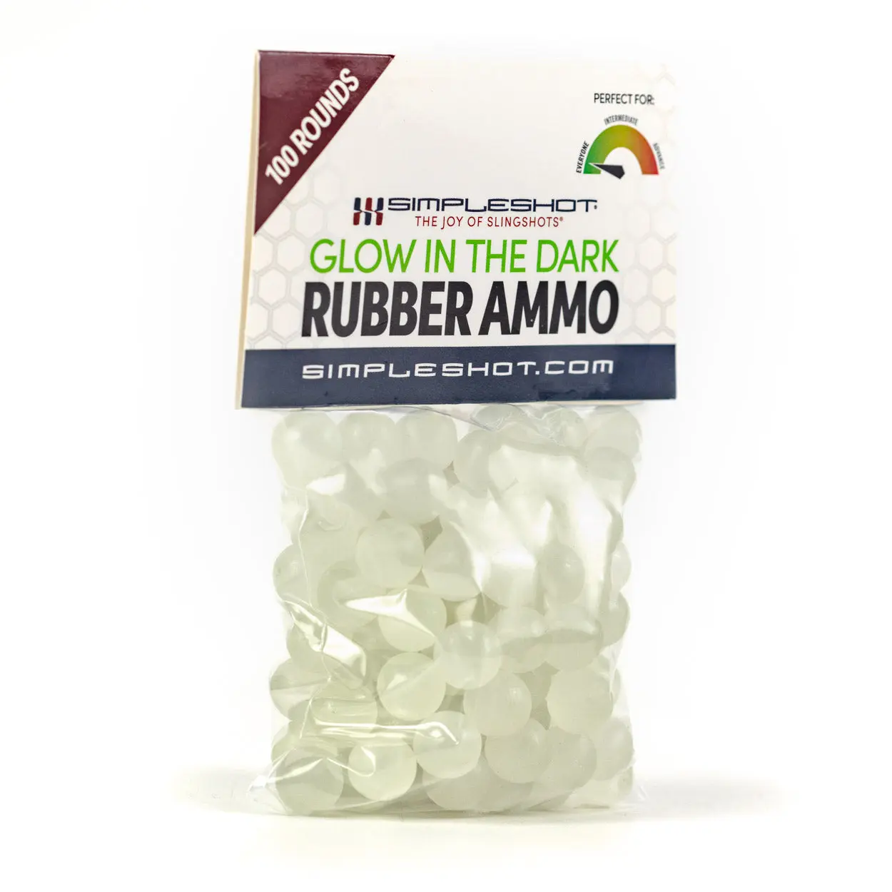 Glow Rubber Training Rounds for Archery Bow Sling Practice, Sports & Outdoor Leisure Recreation Equipment