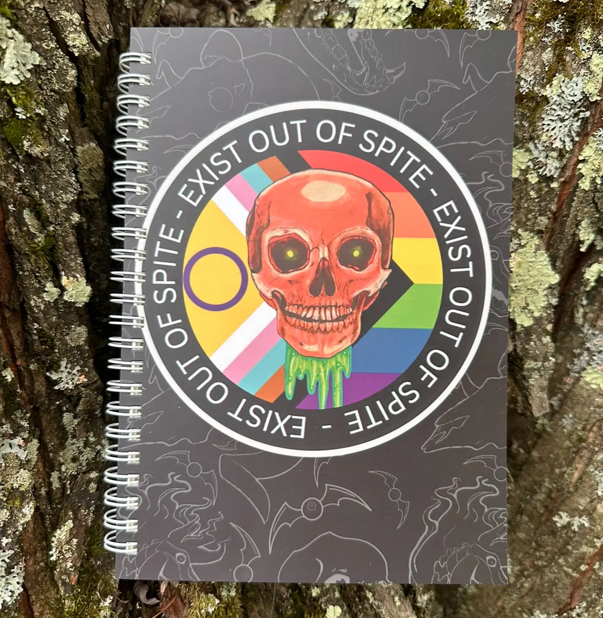 Exist Out of Spite Lined Journals