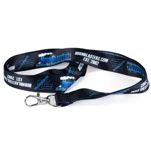 HornBlasters Lanyard - Black with Metal Clip & Durable Fabric | Perfect for Car Shows & Meet-Ups | Show Your HornBlasters Loyalty