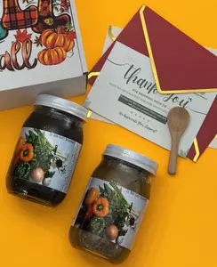 Le Bon Goût Haitian Epis Gift Box Djon Djon & Meat Seasoning Set Organic Gourmet Caribbean Flavor Eco-Friendly Tools Perfect for Any Occasion