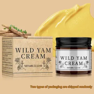 Organic Concentrated Wild Yam Cream, 1/2 Counts Natural Extract Moisturizer for Women & Men, Deep Nourishing & Hydrating Facial Cream, Deep Moisturizing Repair