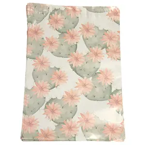 Cactus Blossoms Poly Mailers Size 10x13 Colorful Shipping Bags