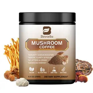 10-in-1 Mushroom Coffee Blend - 8.82oz per Bottle, Add to Coffee,Tea or Any Drinks Beverage mushroom supplement