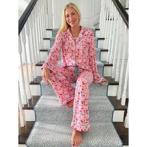 Fall Cozy Queen Wide Leg Pajama Set