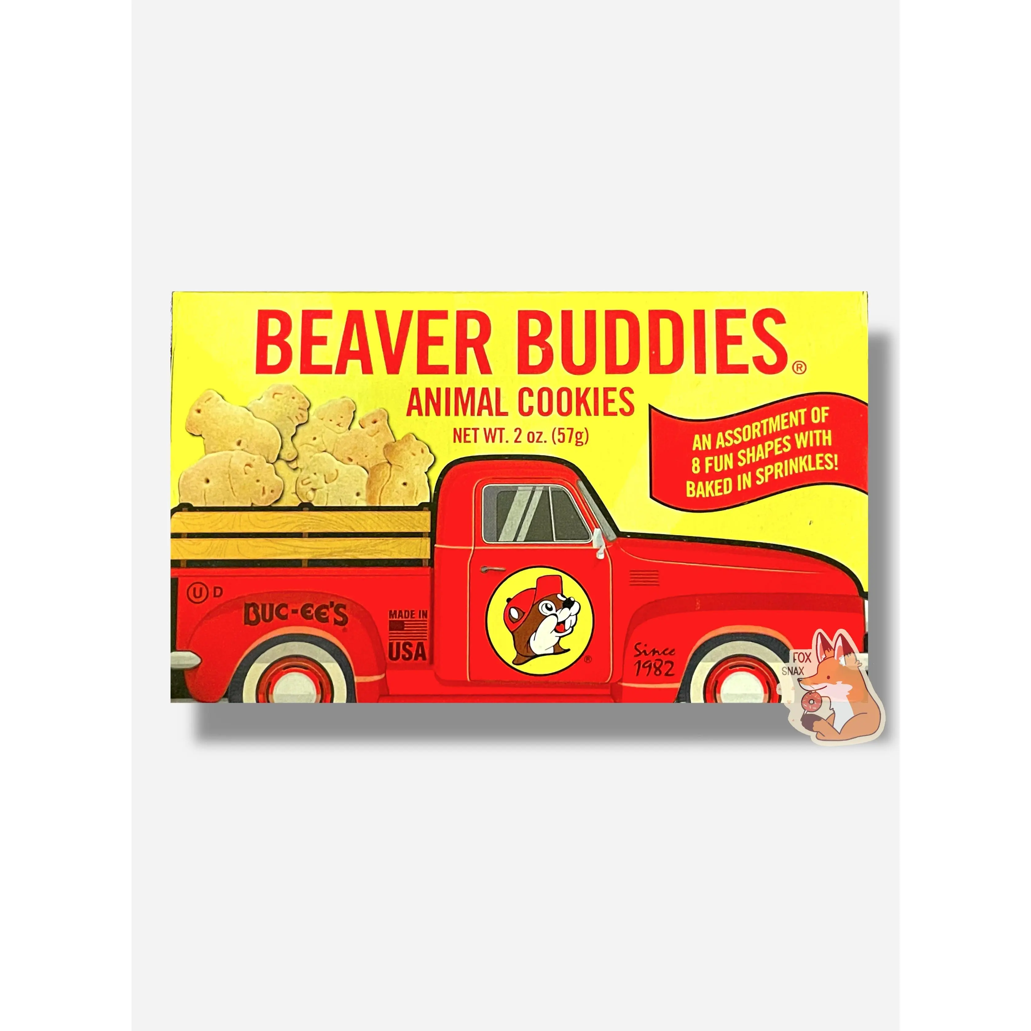 Buc-ee's Beaver Buddies Animal Cookies