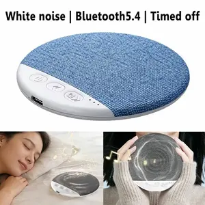 Blue Under Pillow Bone Conduction Speaker, Mini Wireless Sleep Aids with Stereo Bass & 3D White Noise, Volume Control/TF Card Support/Auto Off, Portable Mute Side Sleeper Friendly, Deep Sleep Stress Relief Sound Machine, Multifunctional Wireless Speaker