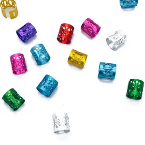 5PCS Hair Jewelry for Braids Accessories, Metal Hair Dreadlock Jewelry, Braids Rings Cuffs Clips for Women, Braid Jewelry Decorations