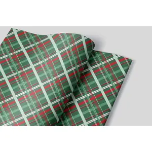 Premium Wool Christmas Sweater Wrapping Paper Set with 3 Pre-Cut Sheets - Made in USA