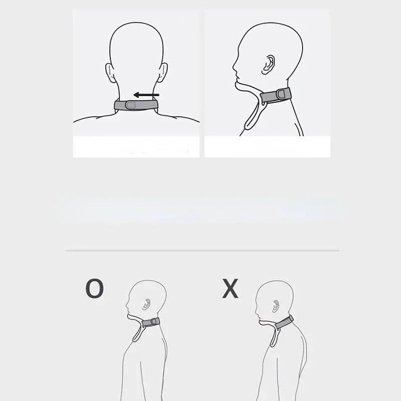 Adjustable Cervical Collar Neck Support Brace for Forward Head Posture Long Sitting Position Corrector Traction Device Comfortable Pain Relief Rehabilitation Robot Gloves Hand Hemiplegia Ergonomic Stroke Training Electric Exerciser Finger and Intensity