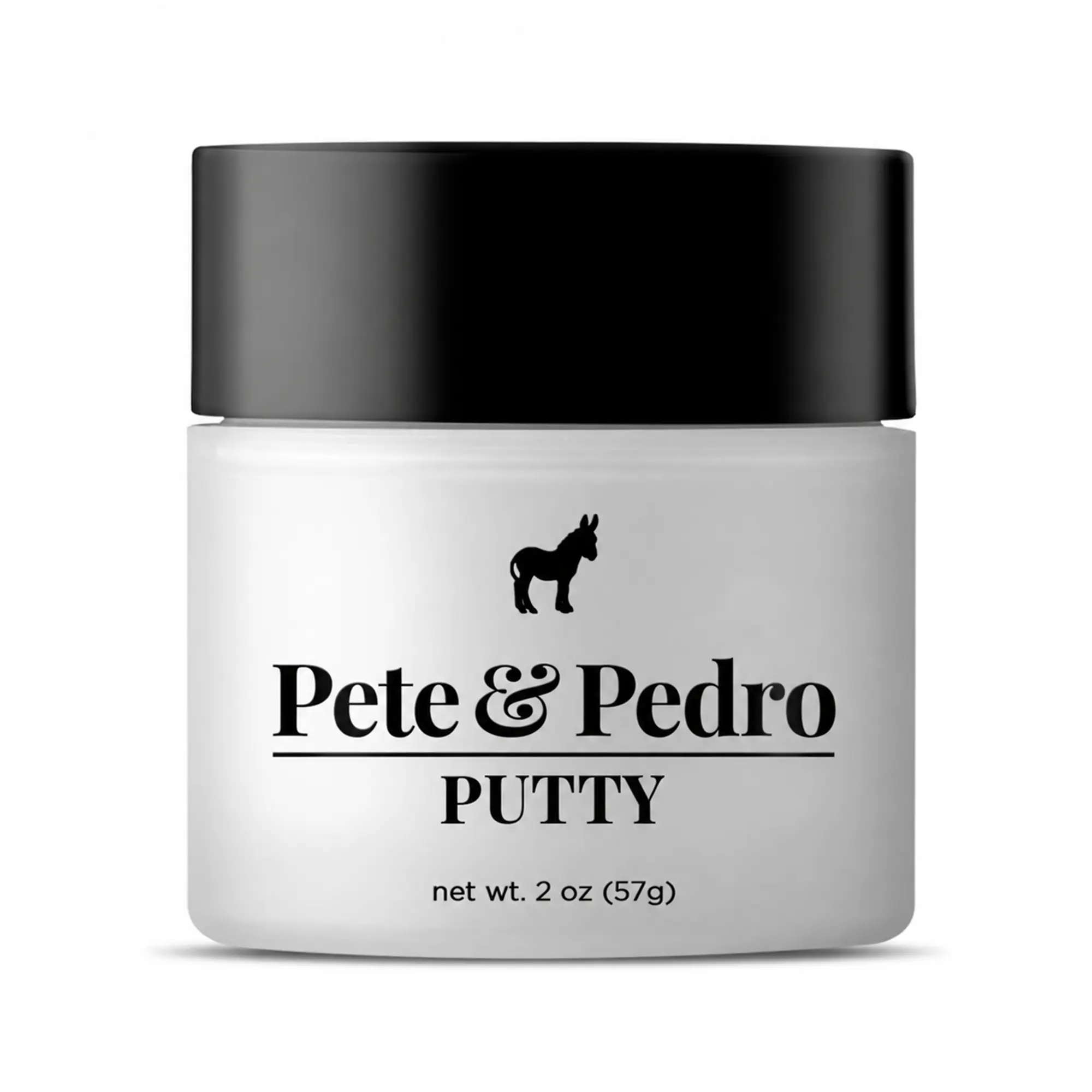 Hair Styling Putty - Strong Hold, Matte Finish, Low Shine Hair Clay For Men | Adds Volume, Texture, & Lift | Beeswax & Lanolin |  Ideal for Hairstyling & Grooming Medium, Messy, & Shorter Hairstyles, 2 oz.