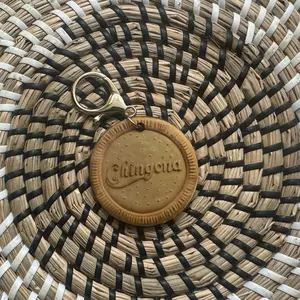 Chingona Cookie Key Chain with Keyring and Logo Charm trending keychain