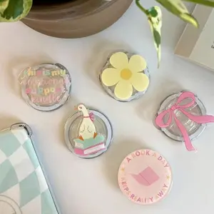 CrystalLovee Silly Goose, Emotional Support Kindle Kindle Grip, Phone Grips, Magsafe, Adhesive Grip, Pop Socket