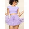 Pirouette Skort - Digital Lavender