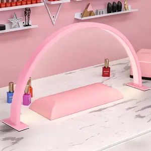 1pc Large USB Plug Powered LED Desk Lamp, Modern Design, 53cm/20.54inch, Suitable For Nail Art And Nail Art, Half-Moon Nail Art Lamp, Tattoo Shop Decoration, Safe 5-Volt Voltage Use