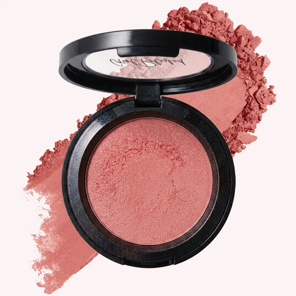 Girlpolished Peach Nectar Blush | Peachy Pink Buildable Powder Blush