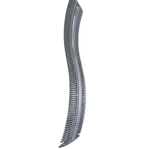 JIGGSAWMILLIONS Silver Curved Comb - All Purpose Combs, All Hair Types, Detangling & Styling Comb hair brush