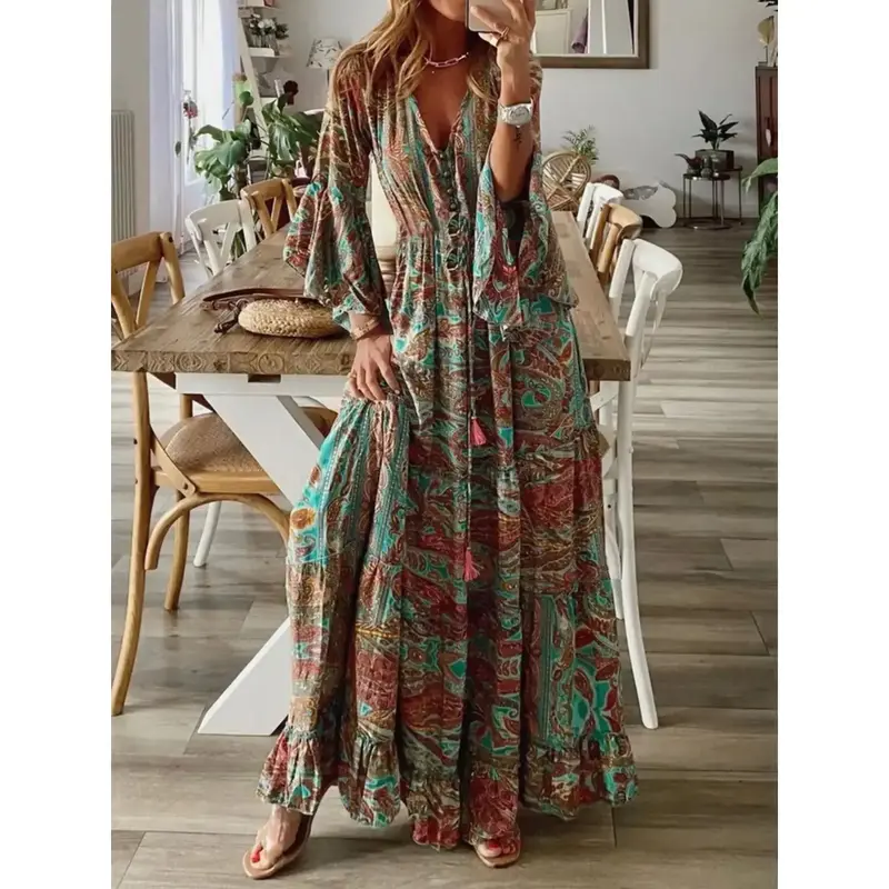 flowy bell sleeve dress - TikTok Shop flowy bell sleeve dress - TikTok Shop