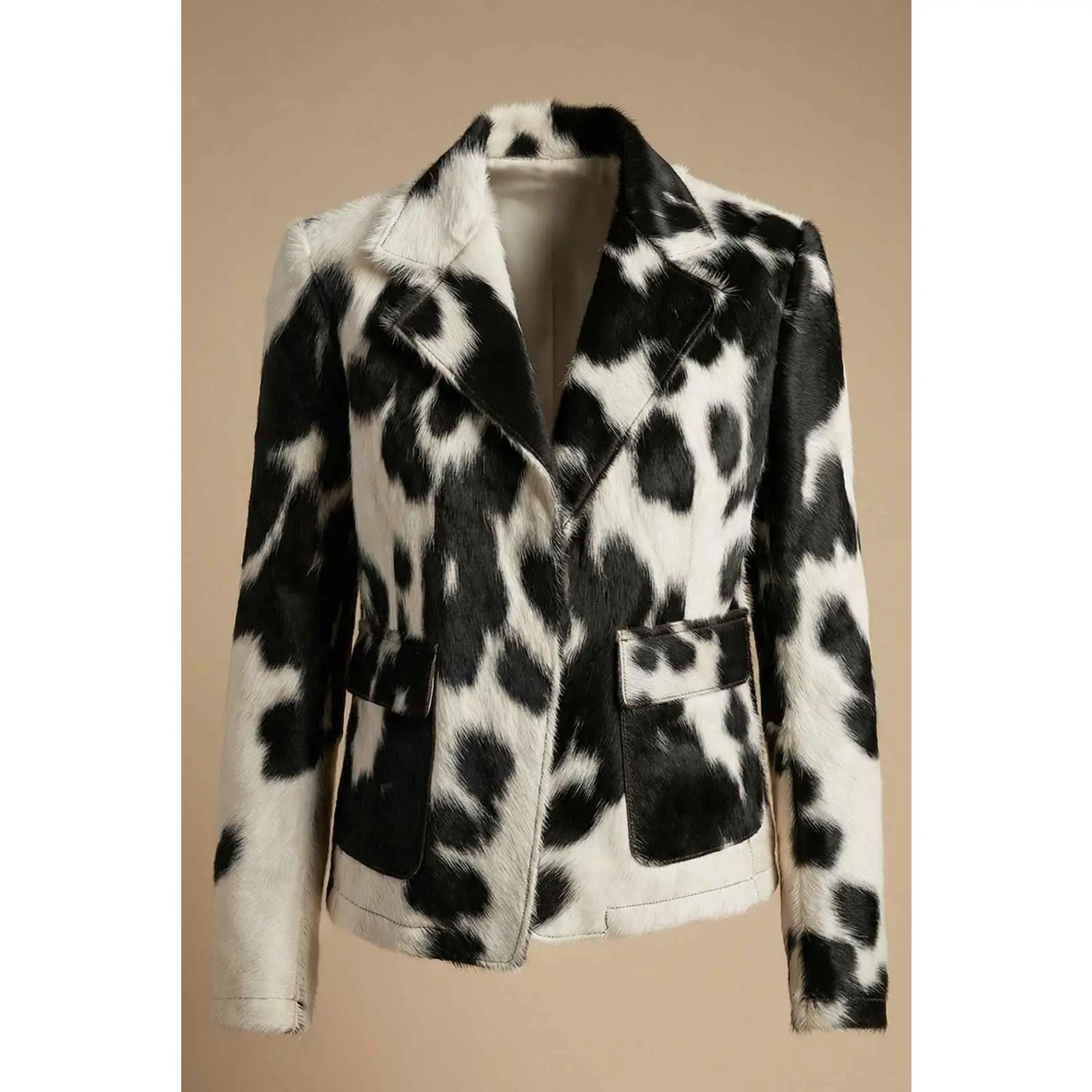 Western Chic Cowhide Leather Jacket