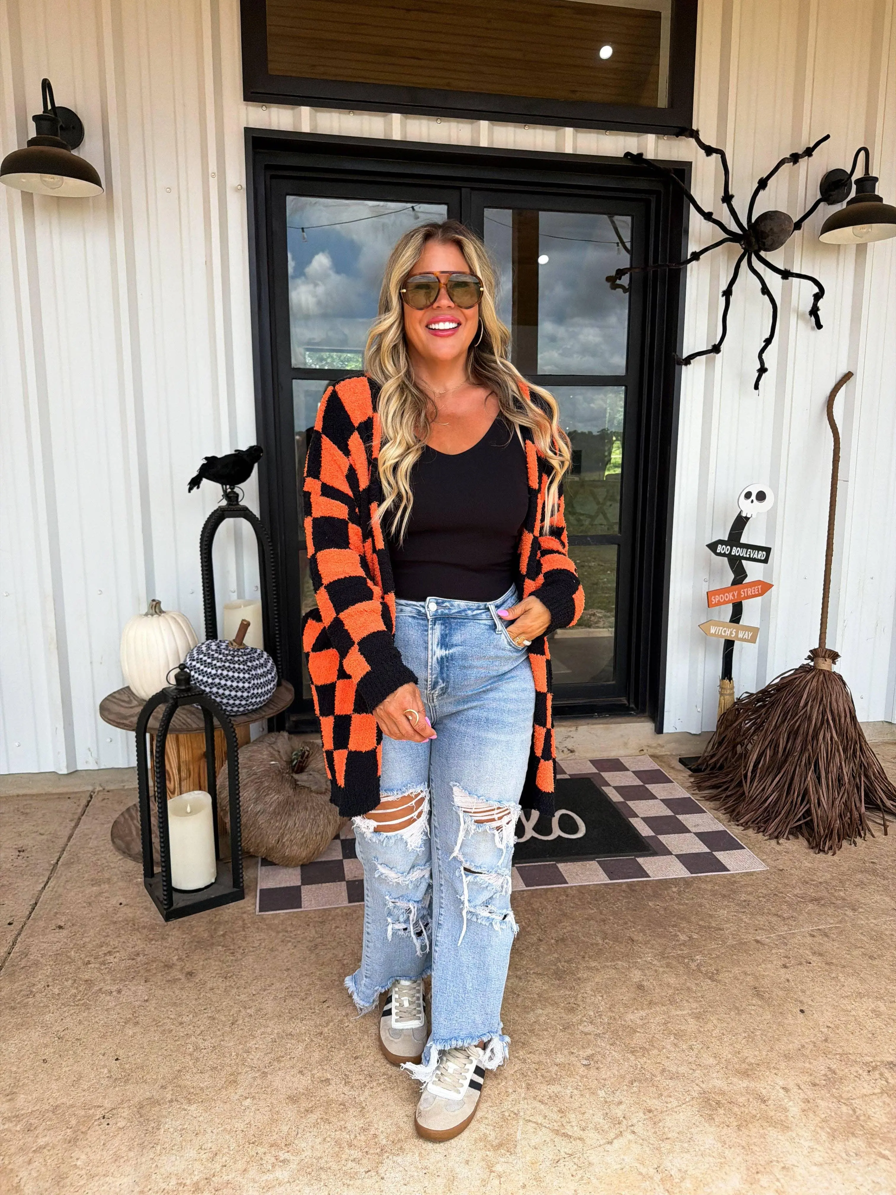 BOO CREW REVERSIBLE CLOUD CARDIGAN