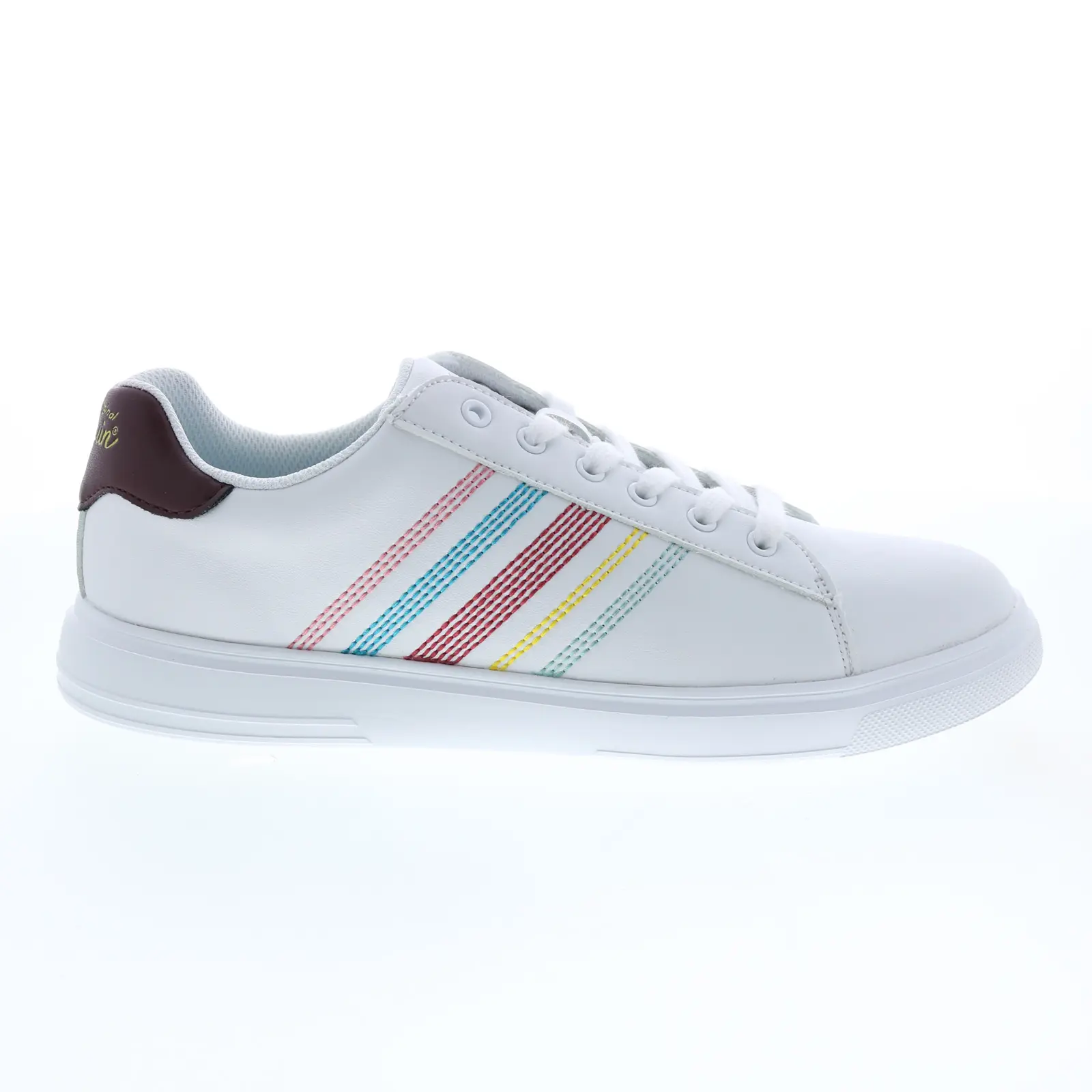 Original Penguin Bryant Band Stripe PGS22006 Mens White Lifestyle Sneakers Shoes