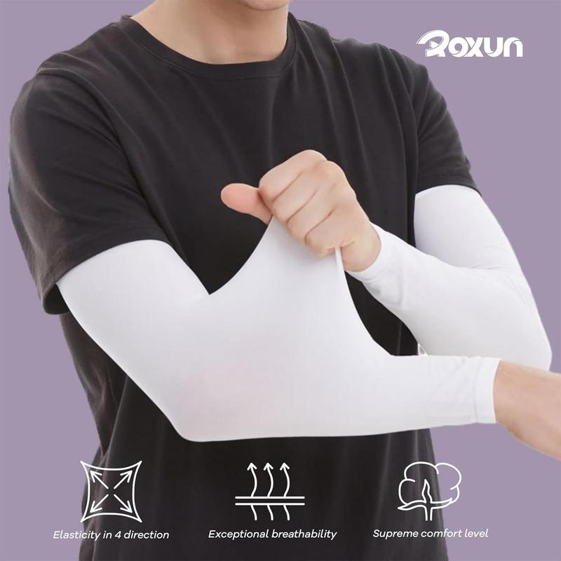 Arm Sleeves, Cooling Sun Protection Sports Compression for Men/Women Sun Protection Cooling Compression - Tattoo Cover up - Sun Sleeves