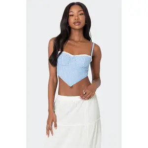 Edikted Women's Puckered Triangle Corset