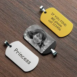 Stainless Steel Chain Engraved pendant,Customized Military Dog Name Tag,pendant for Men, Women,Army