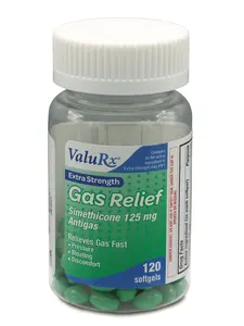 Gas Relief Softgels 125mg – 120 Count