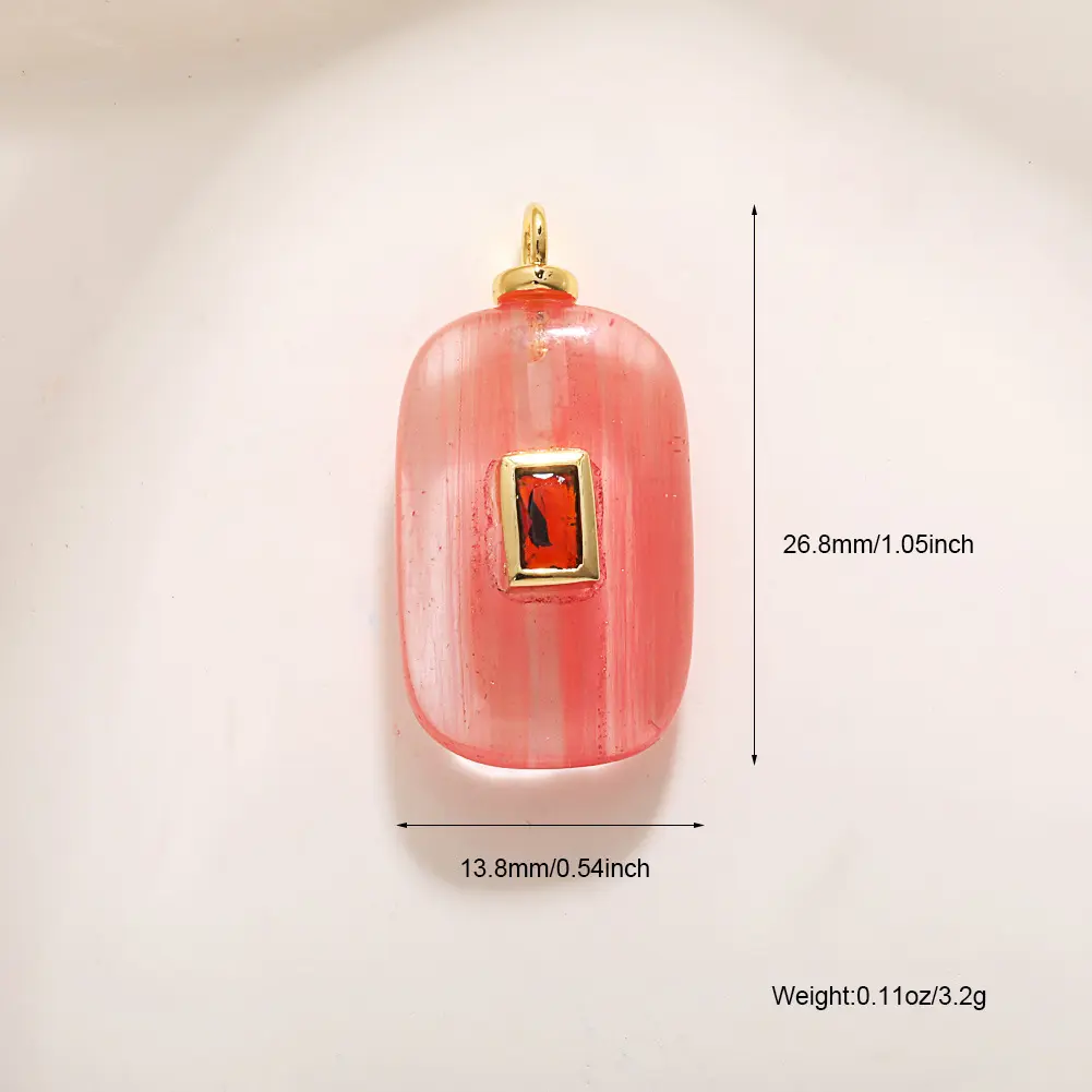 A666 Diamond encrusted Watermelon Red