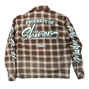Shiner Oversized Long Sleeve Flannel